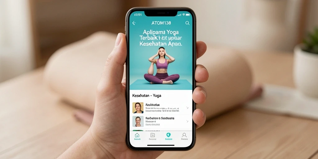Tampilan antarmuka intuitif ATOM138 untuk pengalaman Yoga yang menyenangkan.