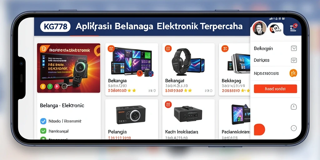Tampilan antarmuka aplikasi KG778 yang modern dan user-friendly.