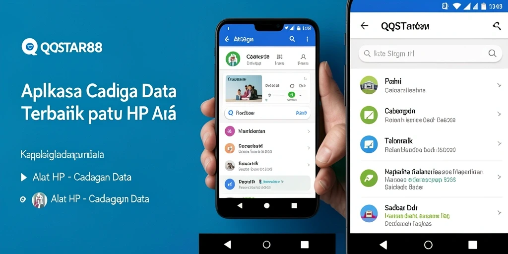 Antarmuka QQSTAR88 yang sederhana untuk pencadangan data.